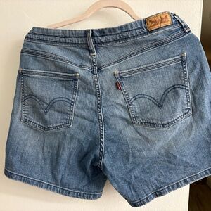 Levi's Women's Blue Denim Shorts